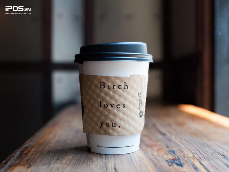 Truyền thông quán trực tiếp lên cốc cafe