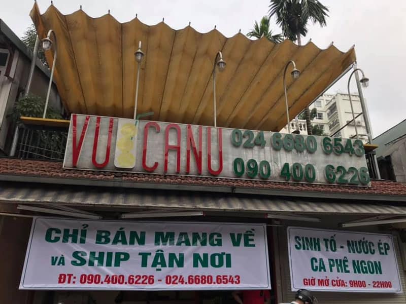 Chuỗi nước ép Vu Canu lựa chọn giải pháp của iPOS.vn