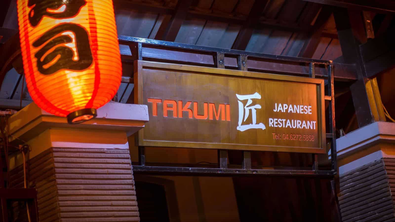 nhà hàng nhật bản takumi