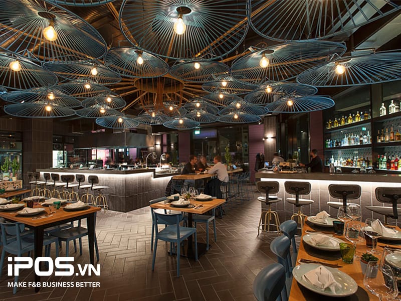 Mô hình bếp mở Mô hình bếp mở