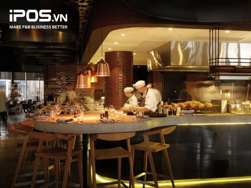 Mô hình bếp mở Mô hình bếp mở