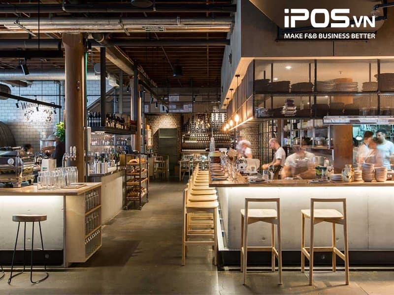 Mô hình bếp mở Mô hình bếp mở