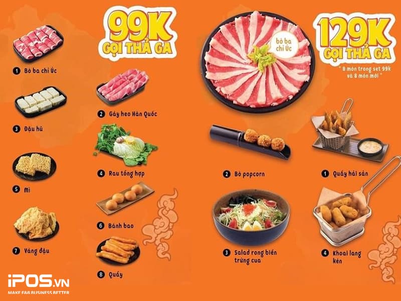 thực đơn nhà hàng lẩu nướng thực đơn nhà hàng lẩu nướng