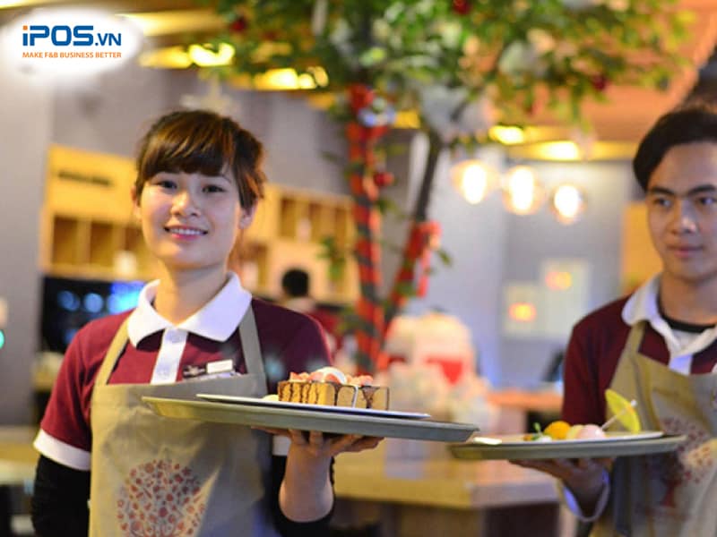 phân bổ nhân sự hợp lý để tối ưu công suất nhà hàng