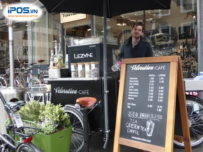 mô hình quán cafe