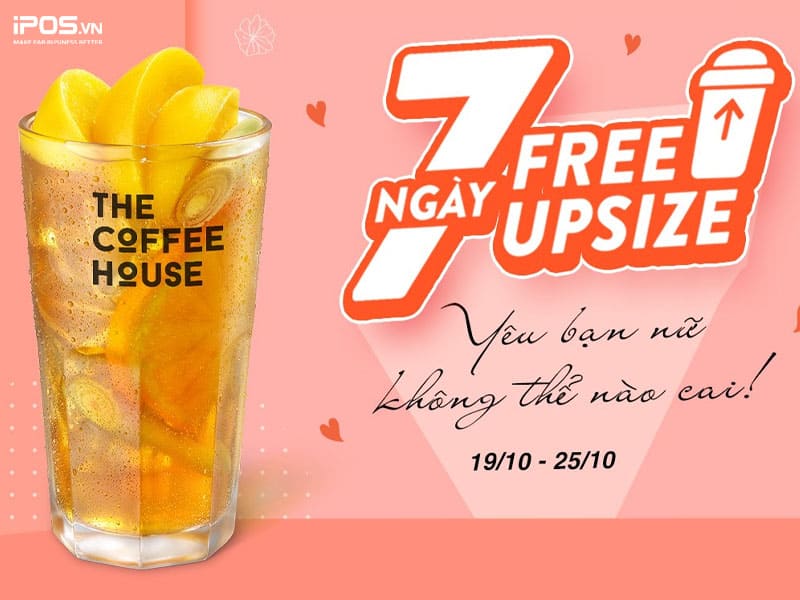Chương trình khuyến mãi miễn phí khi upsize