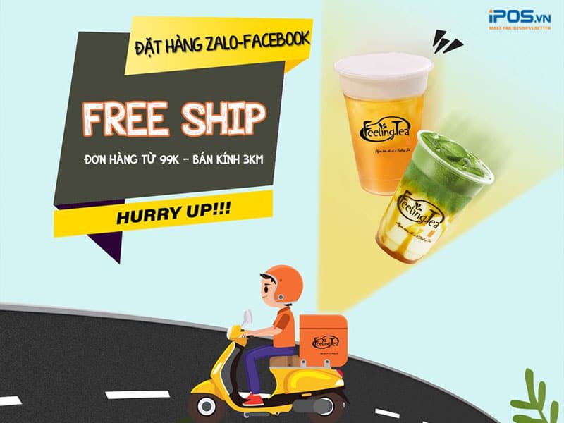 Freeship khi giao hàng cho khách