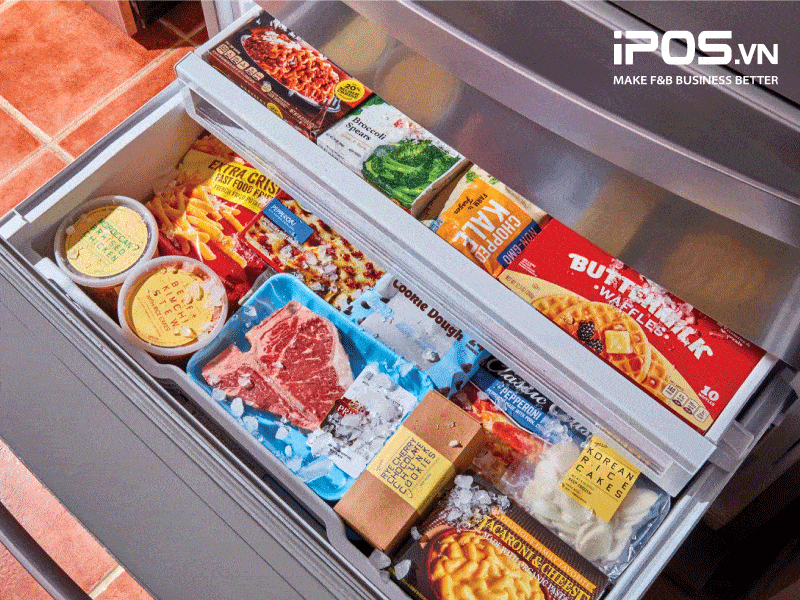 Sở hữu thiết bị đông lạnh giúp tránh lãng phí nguồn nguyên vật liệu