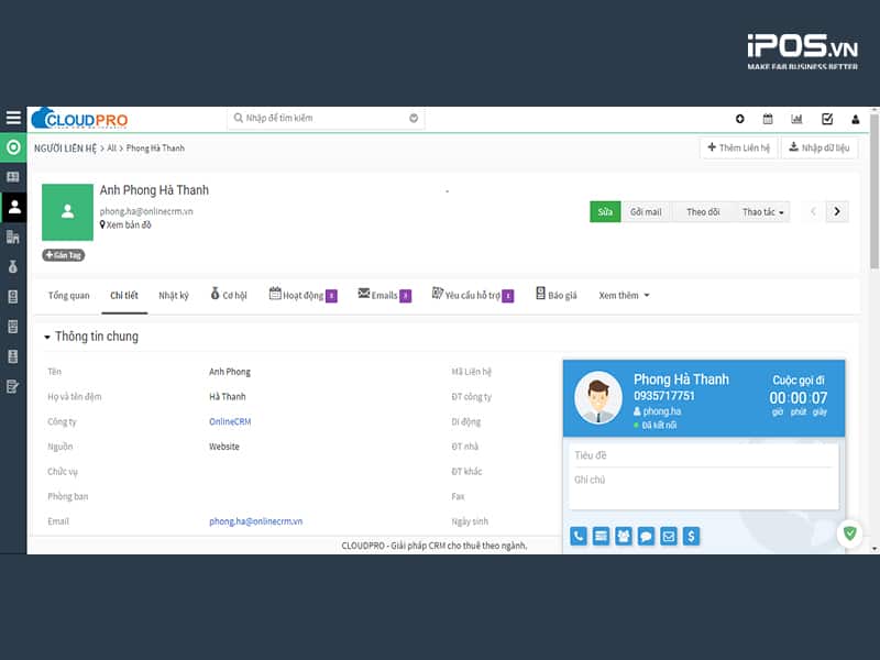 phần mềm onlinecrm