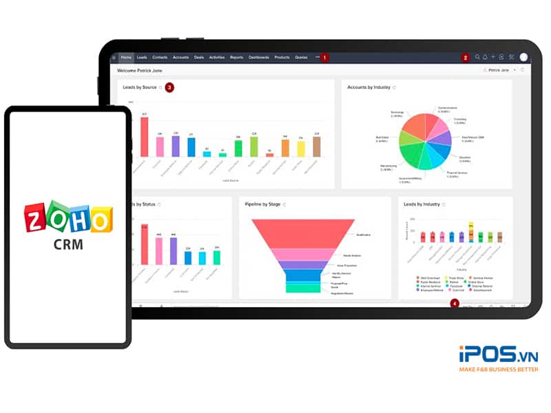phần mềm zoho crm