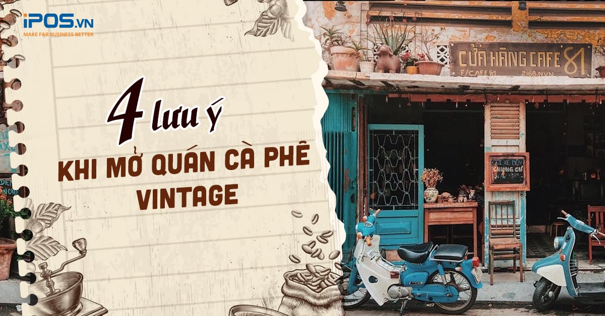 mở quán cà phê vintage