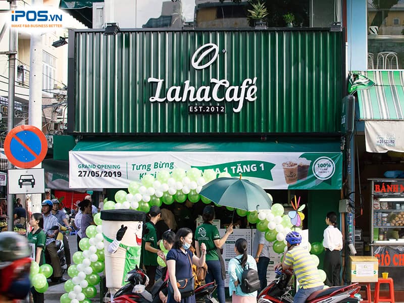 chi phí nhượng quyền laha cafe