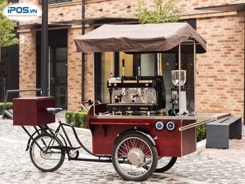 chi phí xe cafe take away