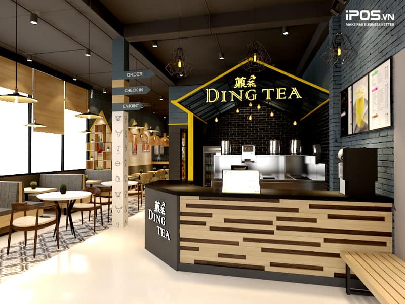 Dingtea cũng là thương hiệu quen thuộc với nhiều khách hàng