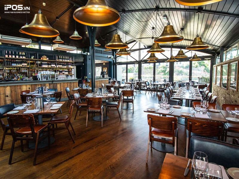 Thiết kế nhà hàng theo phong cách hiện đại 