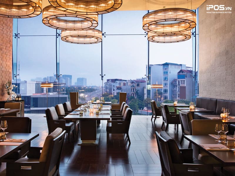 Thiết kế nhà hàng theo phong cách hiện đại 