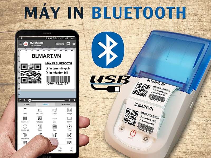 Nguyên lý hoạt động máy in hóa đơn Bluetooth