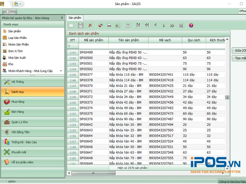 phần mềm quản lý kho