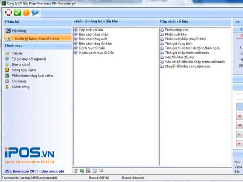 phần mềm quản lý kho