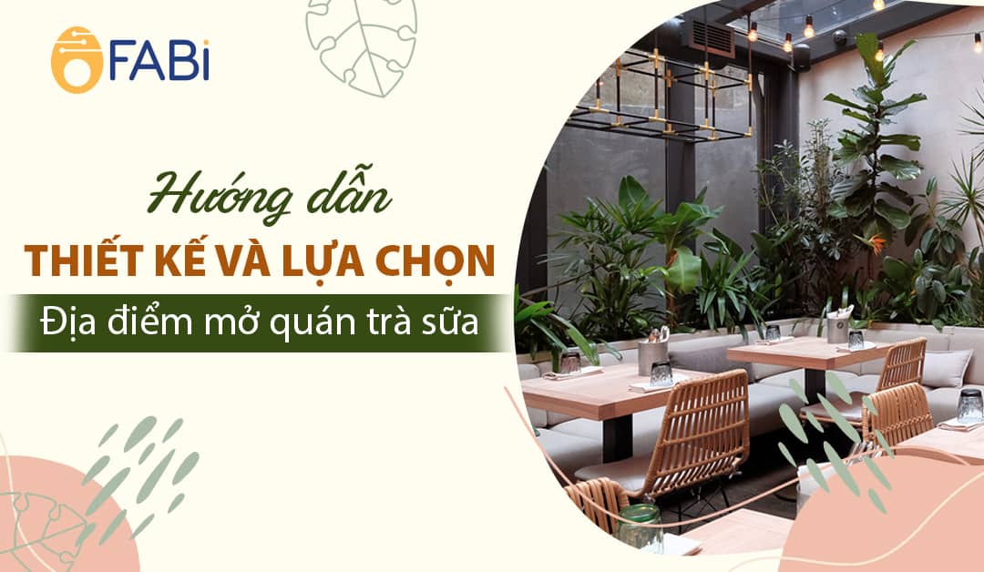 địa điểm mở quán trà sữa