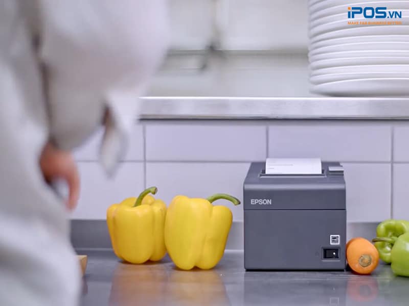 máy in hóa đơn tại bếp