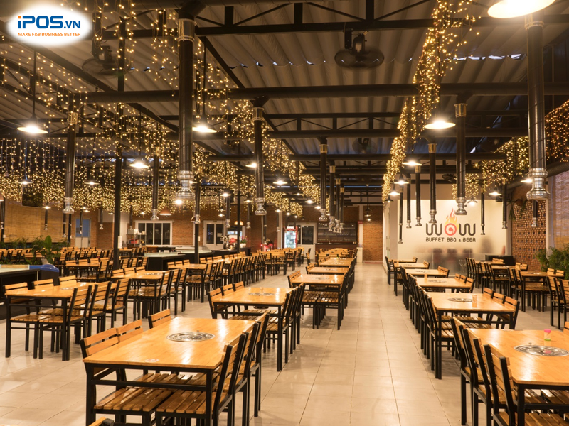 thiết kế quán nướng không khói