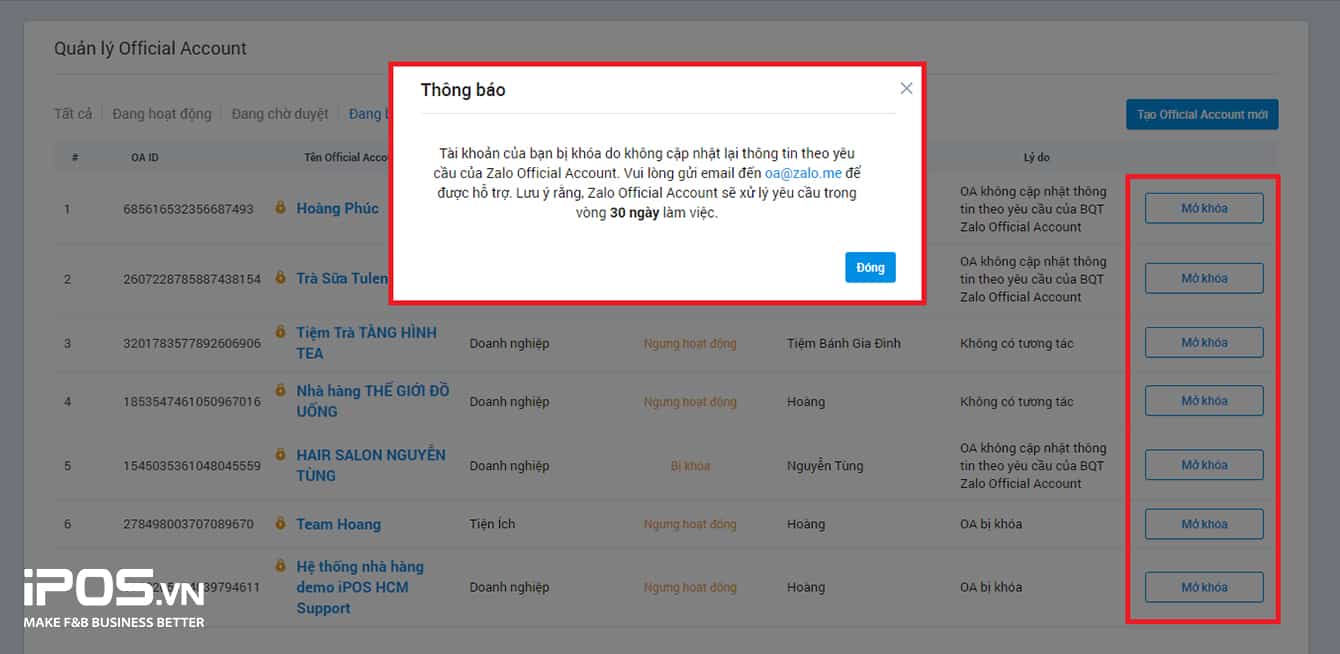 xác minh tài khoản Zalo Offical Account xác minh tài khoản Zalo Offical Account