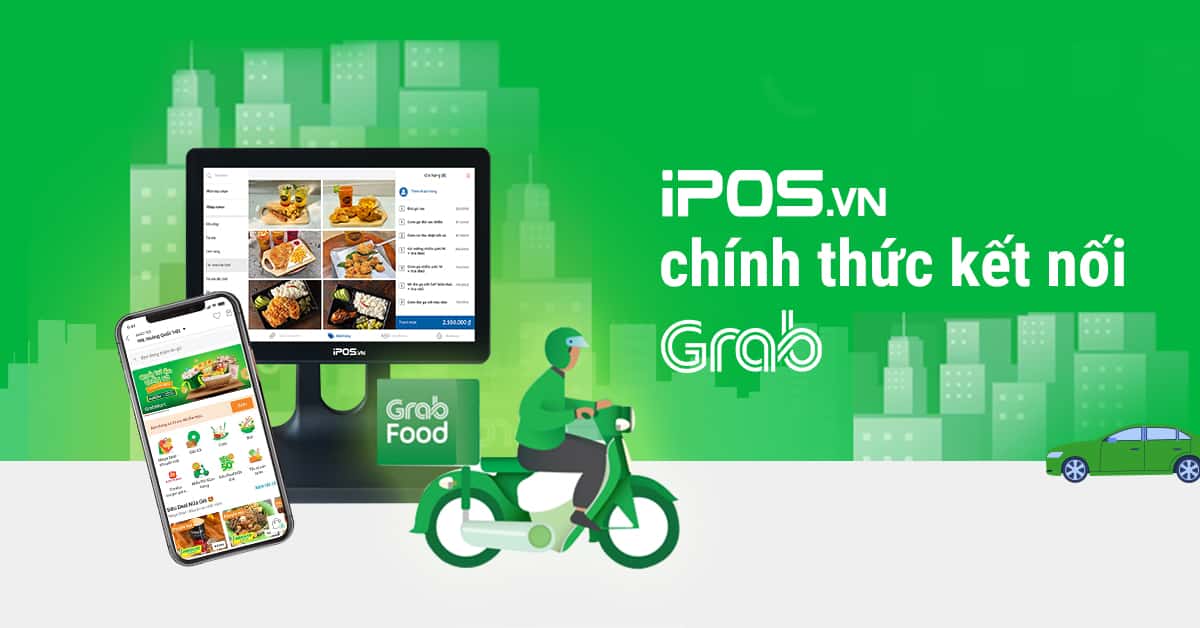 iPOS kết nối Grab