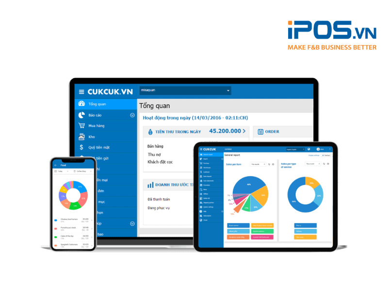 CukCuk cho phép thực hiện các hoạt động chiết khấu và ưu đãi ngay trên hệ thống