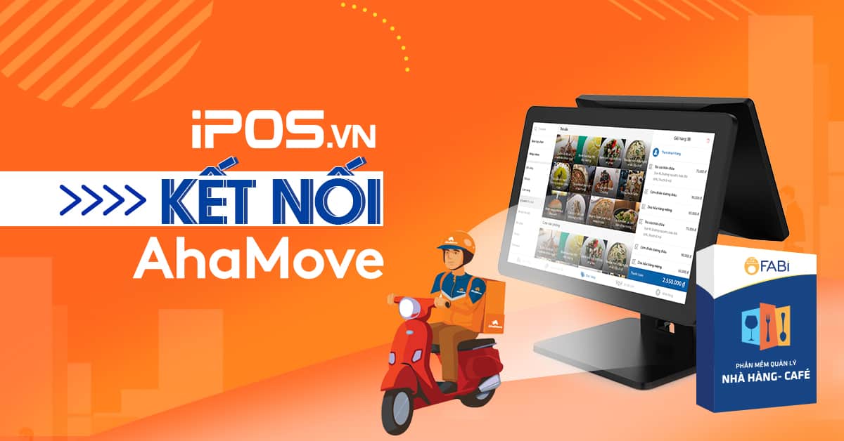 iPOS kết nối AhaMove