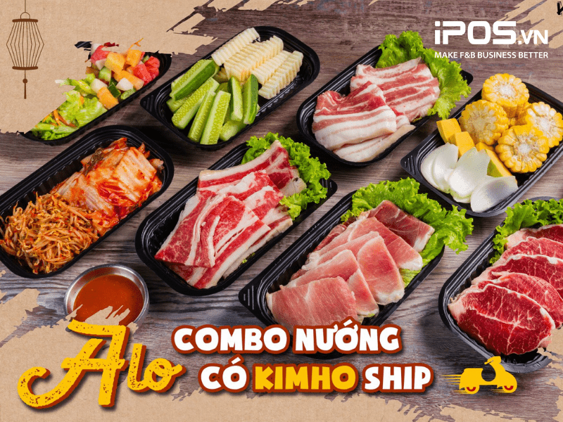 Combo nướng của nhà hàng KIMHO