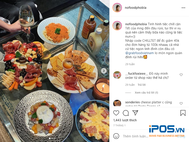 Viết bài review, trải nghiệm sản phẩm, dịch vụ F&B đang là hình thức cộng tác đơn giản, hiệu quả cùng Influencer.