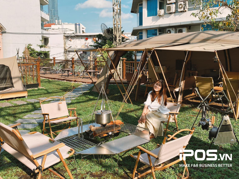 Quán cafe cắm trại thu hút giới trẻ vì có nhiều góc chụp ảnh sống ảo 