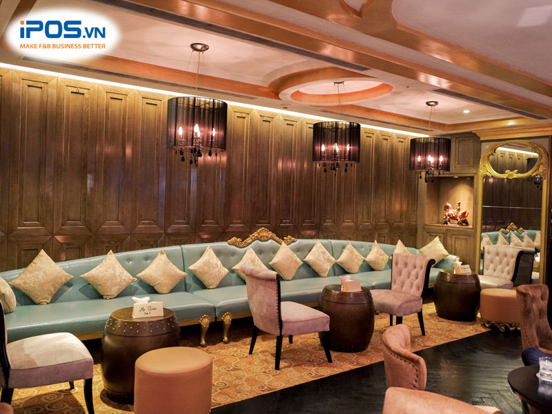 Lounge có không gian sang trọng, thoải mái