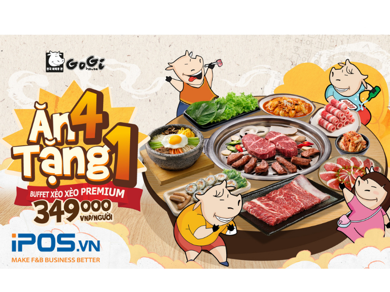 “Ăn 4 tặng 1” là chương trình ưu đãi thường được các nhà hàng buffet áp dụng