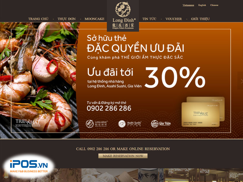 Hình ảnh đầu tiên khi vào trang phải gây ấn tượng, cuốn hút