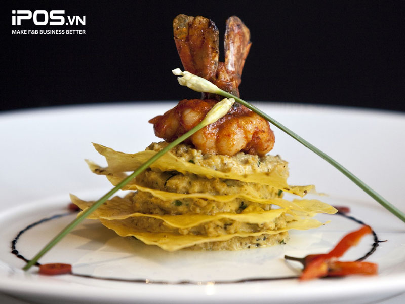 Trình bày món ăn đơn giản nhưng tính tế