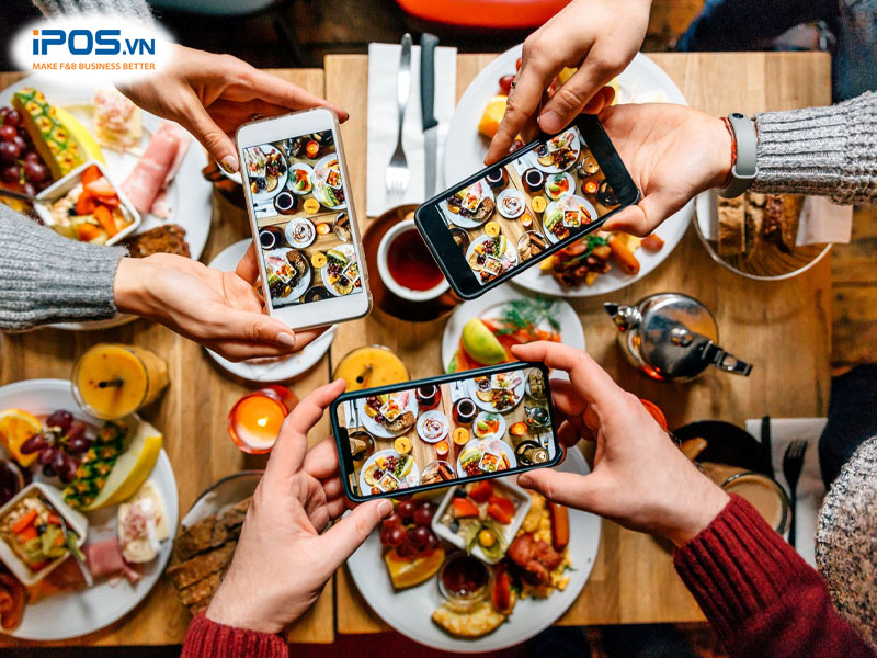 Món ăn đẹp sẽ kích thích khách hàng check in và đăng lên mạng xã hội