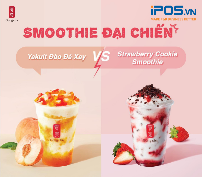 Tuyến nội dung gia tăng tương tác của thương hiệu Gongcha 