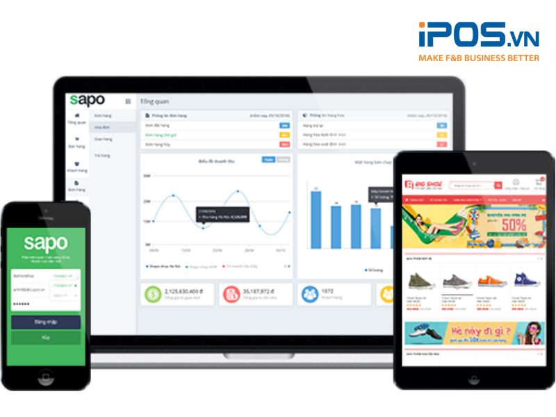 Phần mềm quản lý bán hàng Sapo