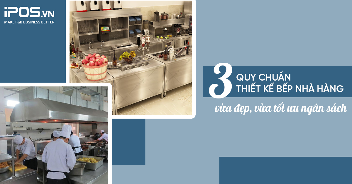 thiết kế bếp nhà hàng