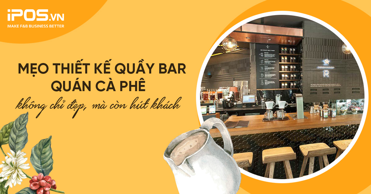 quầy bar quán cà phê