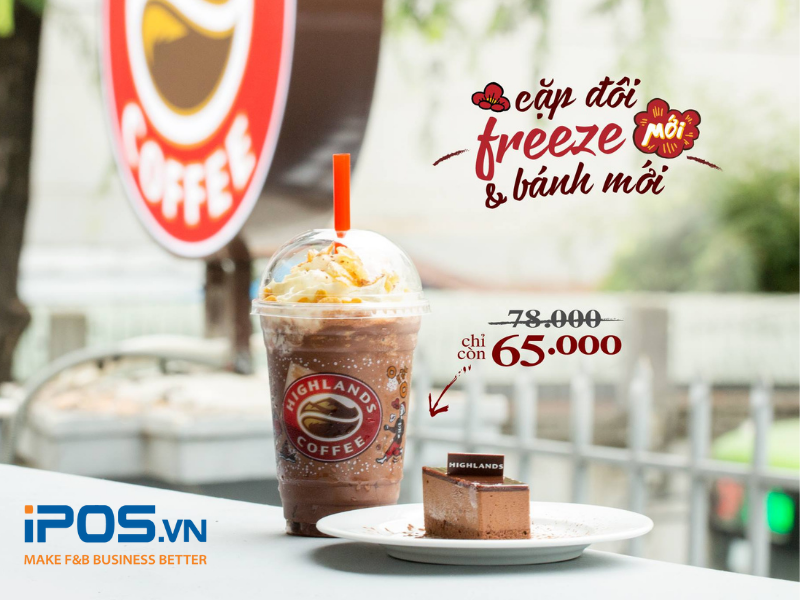 Tạo combo bánh nước cũng là một cách để gia tăng doanh thu từ khách ngồi lâu