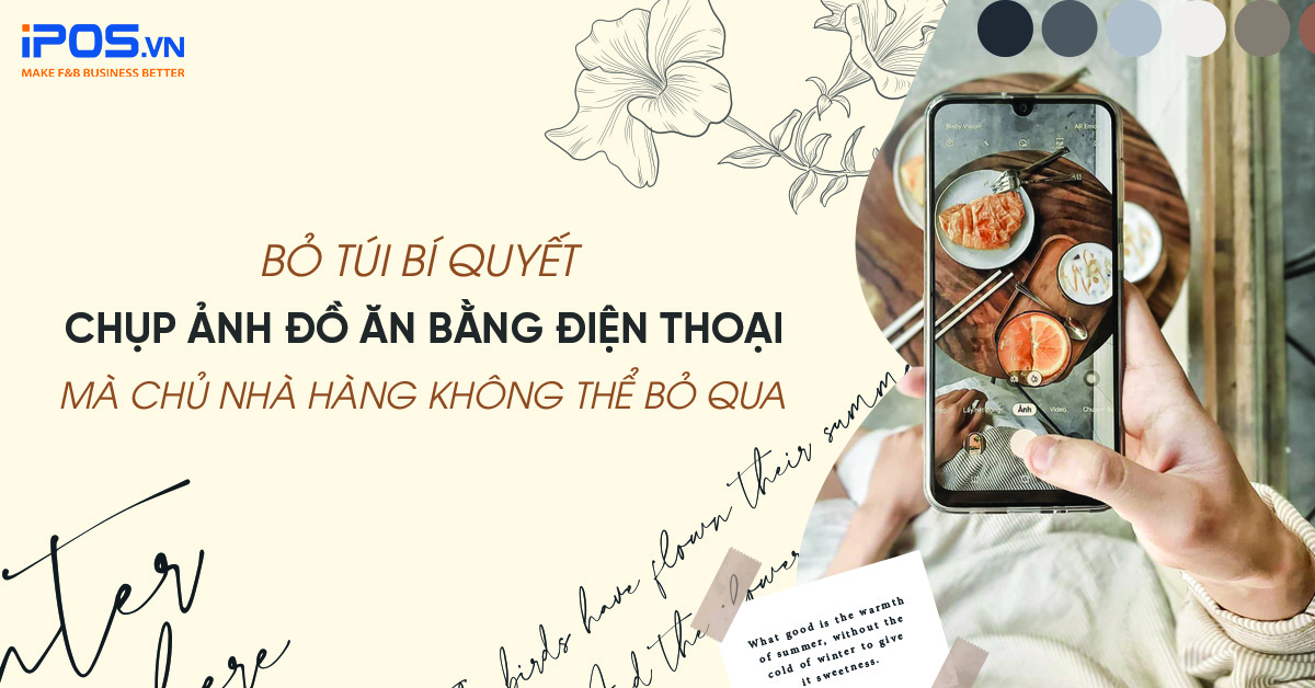 chụp ảnh đồ ăn