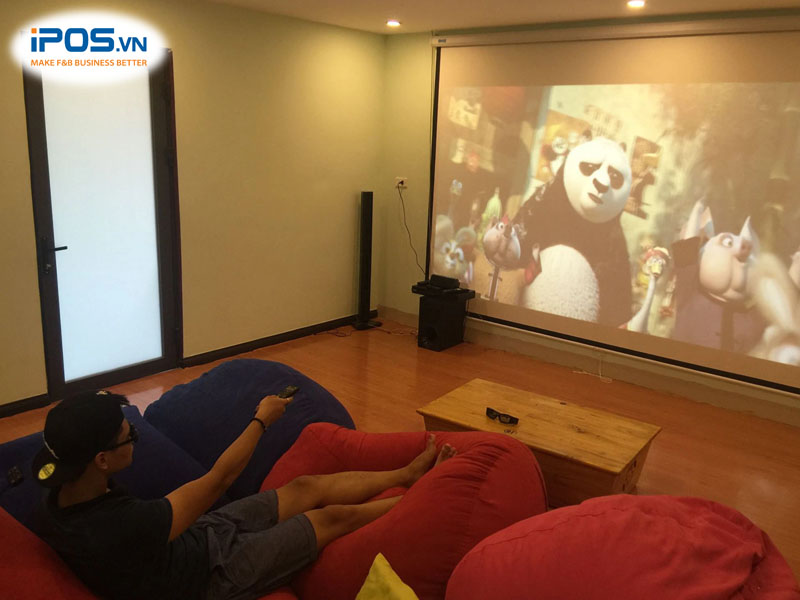 Mô hình quán cafe phim kín thích hợp cho những bữa tiệc ấm cúng bên gia đình