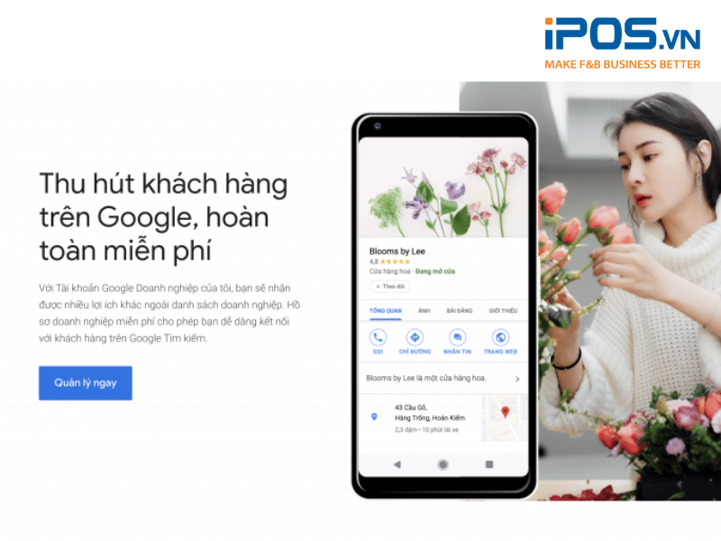 Bước đầu tiên để đưa nhà hàng, quán cafe lên Google Maps