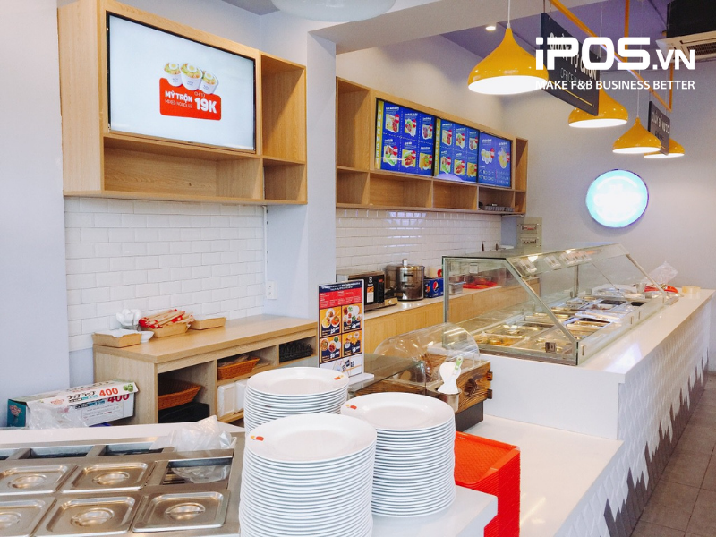 Quầy tự chọn đồ ăn của BACKWORK