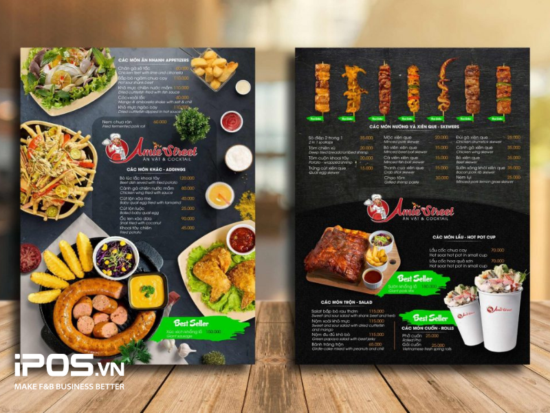 Thực đơn có thể điều hướng khách hàng sử dụng món ăn đem lại lợi nhuận cao