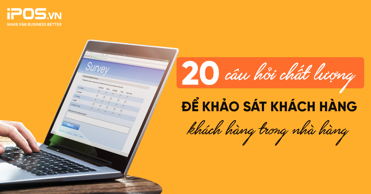 khảo sát khách hàng nhà hàng
