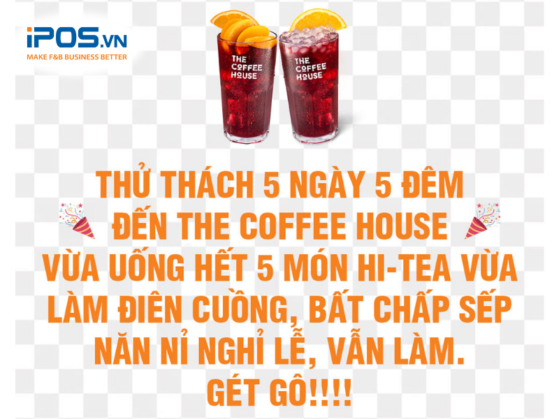 Nội dung bắt trend “Gét gô” của thương hiệu The Coffee House